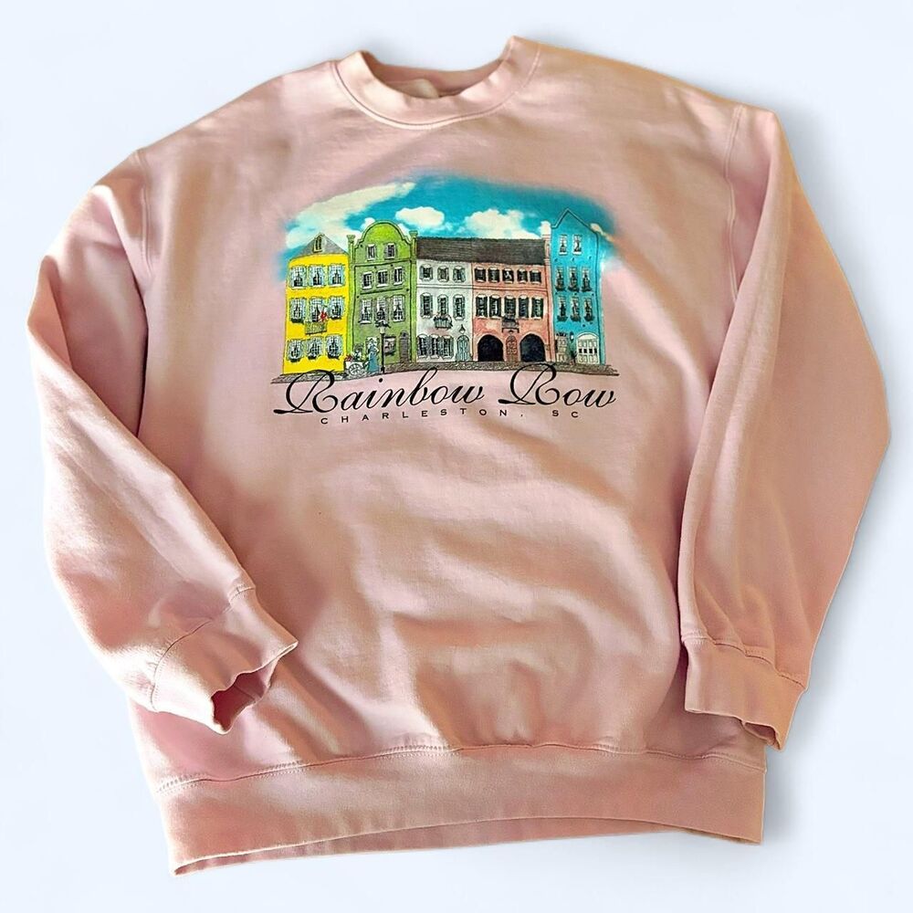 Gildan Women's Pink Sweatshirt